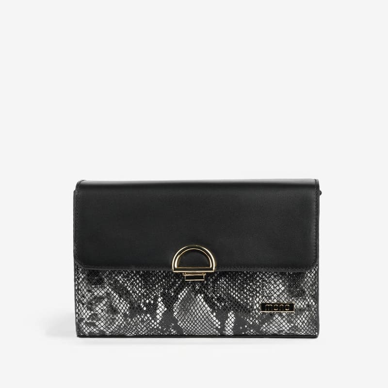 کیف دوشی زنانه چرم طبیعی مونو مدل S0043