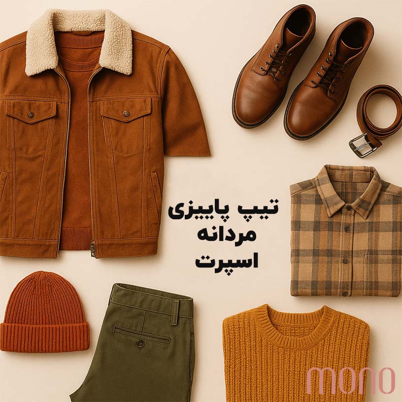 تیپ پاییزی مردانه اسپرت