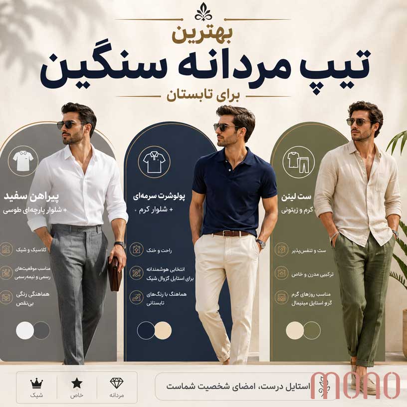 استایل سنگین تابستانی مردانه