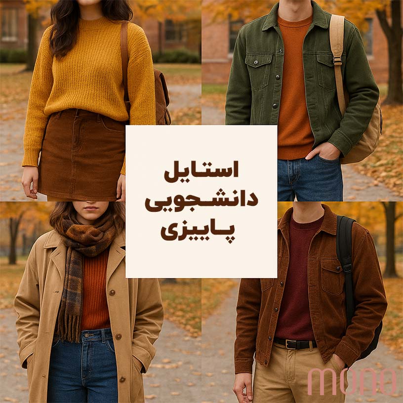 استایل دانشجویی پاییزی