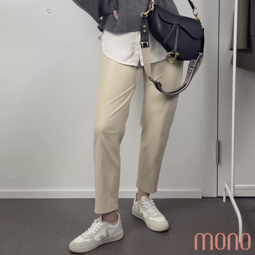 ست کتونی کرم با رنگ خاکستری