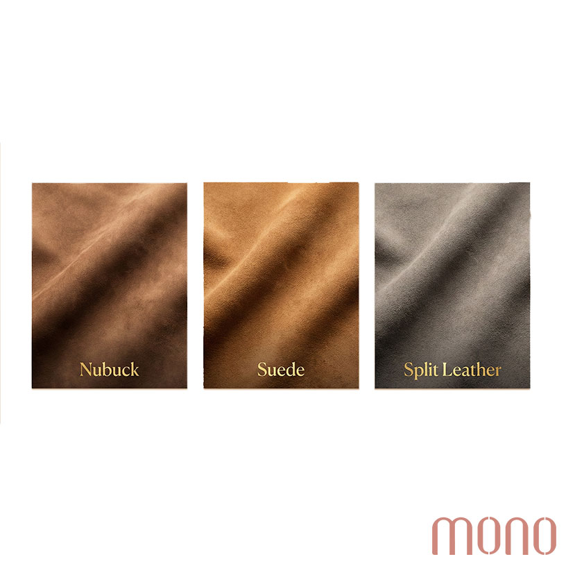 چرم‌های مخملی (نبوک، جیر، اشبالت) 