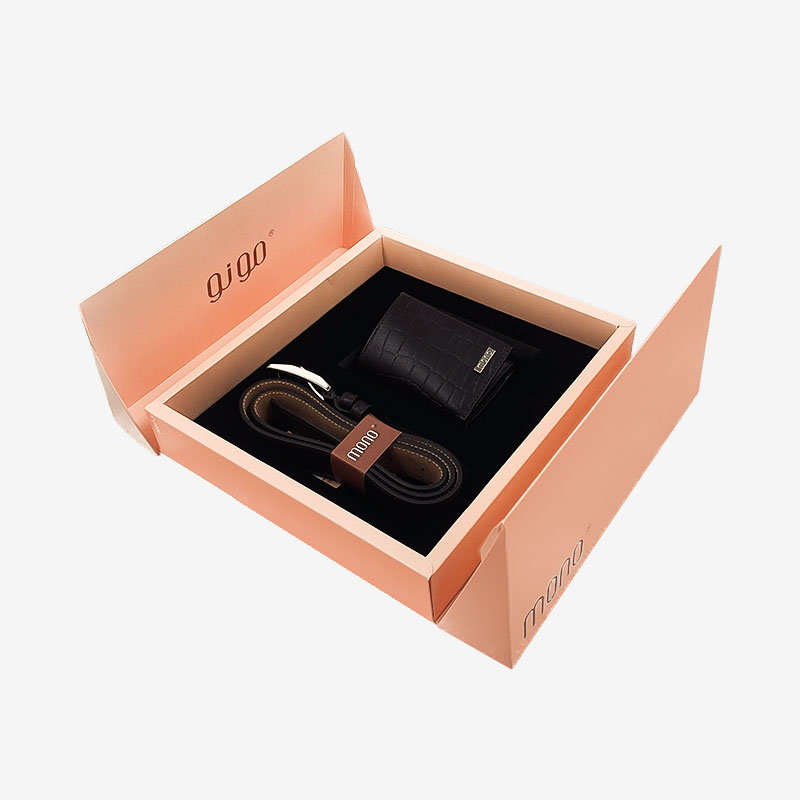 ست هدیه مردانه چرم طبیعی mono مدل U0006