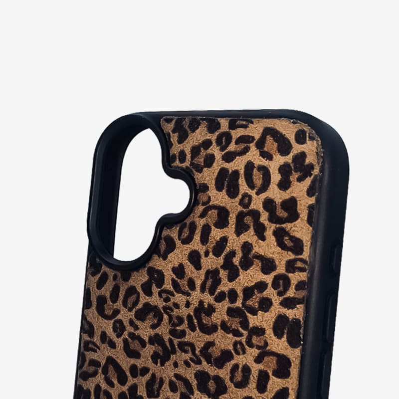 قاب موبایل چرم طبیعی آیفون 16 نرمال mono مدل G0034