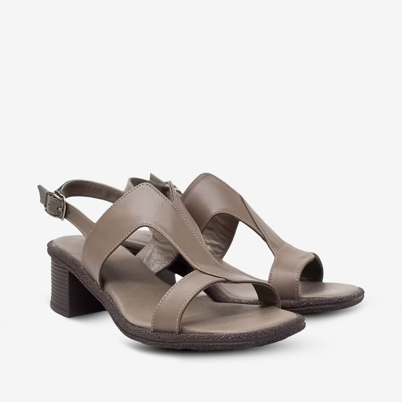 کفش صندل زنانه چرم طبیعی mono مدل J0146