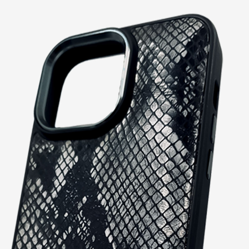 قاب چرمی آیفون 14 پرو مکس طرح پوست ماری مونو مدل G0056 